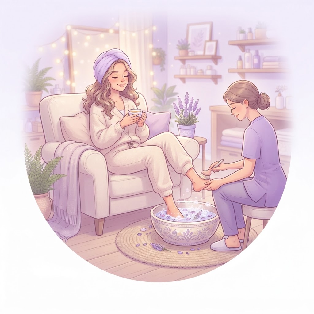 وينكا - خدمات التجميل المنزلية